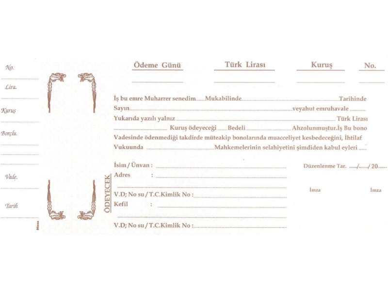 Senette Çift İmza Bulunması